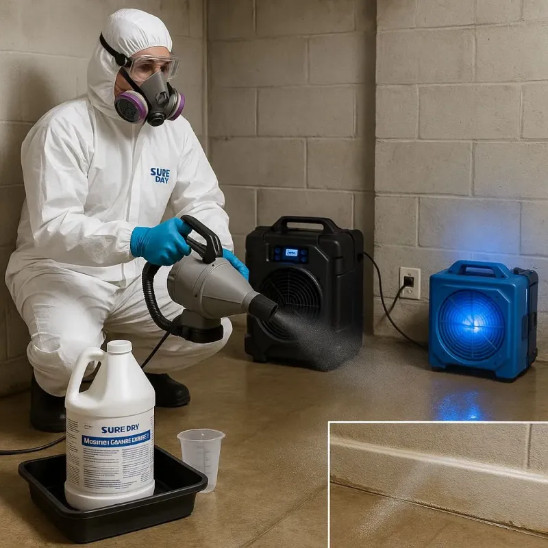 Sanitization and Odor Removal process in Roselle, NJ